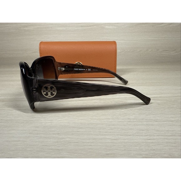 Tory Burch Sunglasses & Case TY7004 508/11 58-17-130 Black Dot Frames - Picture 8 of 9